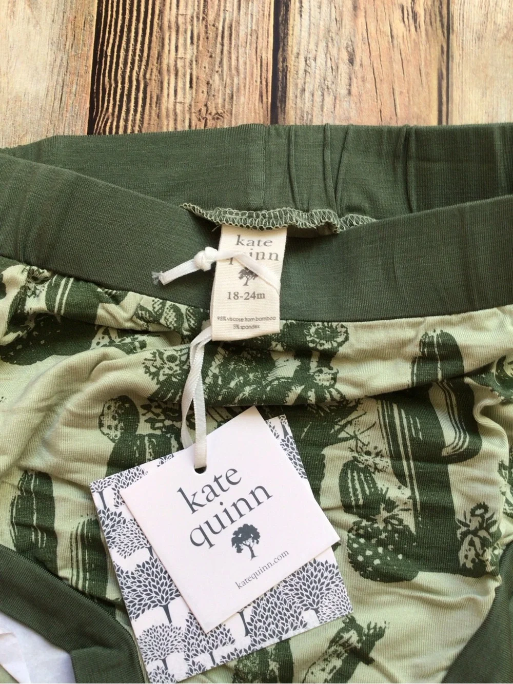 NWT Kate Quinn Bamboo Cactus Sport Bloomer